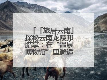 「旅居云南」探秘云南龙陵邦腊掌：在“温泉博物馆”里邂逅诗意康养生活