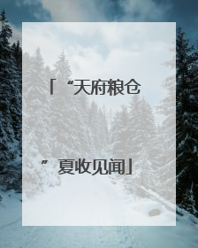 “天府粮仓”夏收见闻