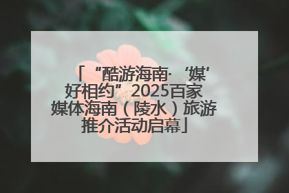 “酷游海南·‘媒’好相约”2025百家媒体海南（陵水）旅游推介活动启幕