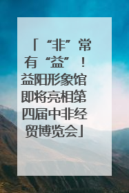 “非”常有“益”！益阳形象馆即将亮相第四届中非经贸博览会