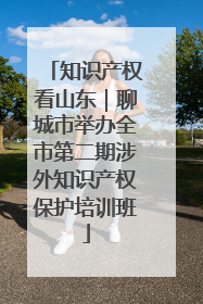 知识产权看山东｜聊城市举办全市第二期涉外知识产权保护培训班