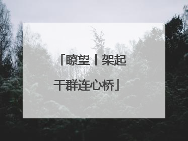瞭望丨架起干群连心桥