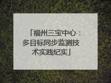 福州三宝中心：多目标同步监测技术实践纪实