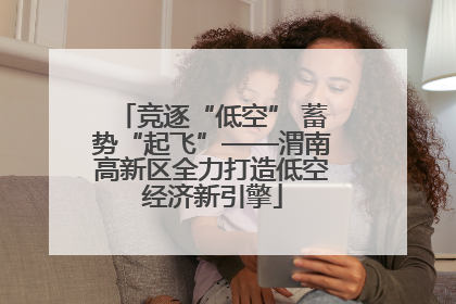 竞逐“低空” 蓄势“起飞”——渭南高新区全力打造低空经济新引擎