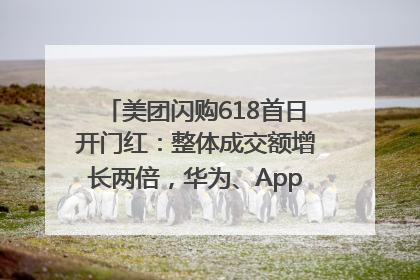 美团闪购618首日开门红：整体成交额增长两倍，华为、Apple、沃尔玛等近800个品牌翻倍增长