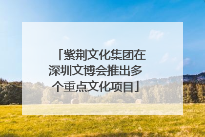 紫荆文化集团在深圳文博会推出多个重点文化项目