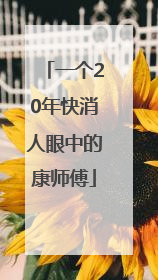 一个20年快消人眼中的康师傅