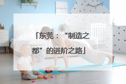 东莞：“制造之都”的进阶之路