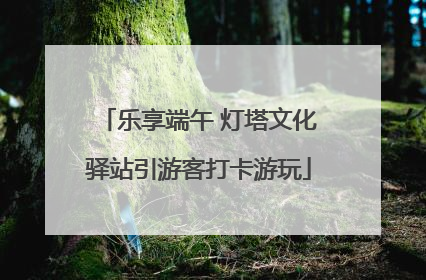 乐享端午 灯塔文化驿站引游客打卡游玩