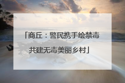 商丘：警民携手绘禁毒 共建无毒美丽乡村