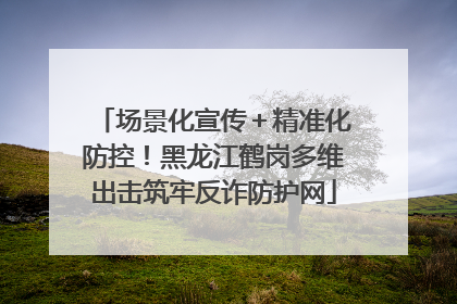 场景化宣传＋精准化防控！黑龙江鹤岗多维出击筑牢反诈防护网