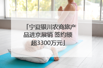宁夏银川农商旅产品进京展销 签约额超3300万元