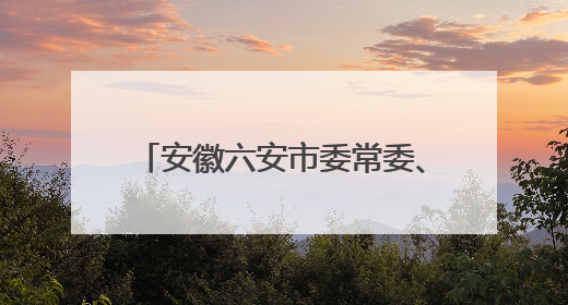 安徽六安市委常委、市纪委书记李敏拟任省辖市市委副书记