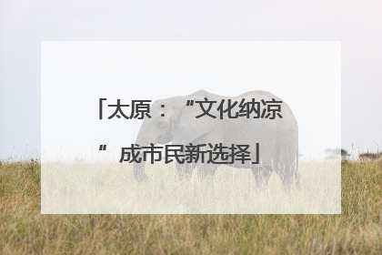 太原：“文化纳凉”成市民新选择