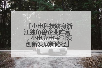 小电科技跻身浙江独角兽企业阵营，小电充电宝引领创新发展新路径