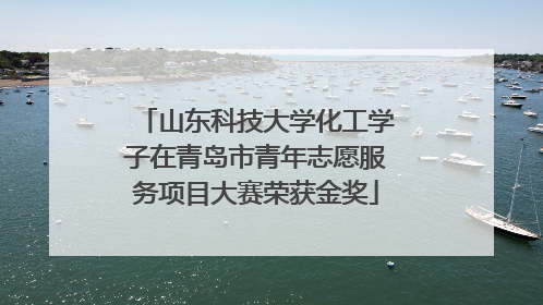 山东科技大学化工学子在青岛市青年志愿服务项目大赛荣获金奖