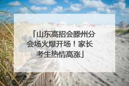 山东高招会滕州分会场火爆开场！家长考生热情高涨