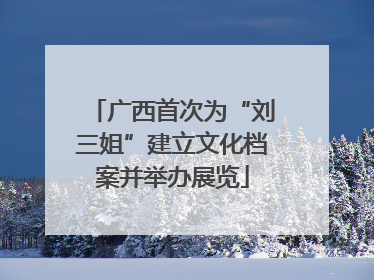广西首次为“刘三姐”建立文化档案并举办展览