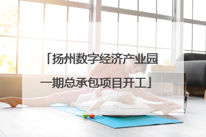 扬州数字经济产业园一期总承包项目开工