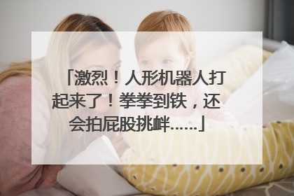 激烈！人形机器人打起来了！拳拳到铁，还会拍屁股挑衅……