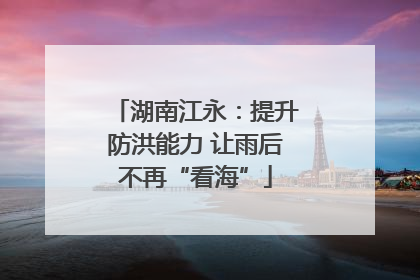 湖南江永：提升防洪能力 让雨后不再“看海”