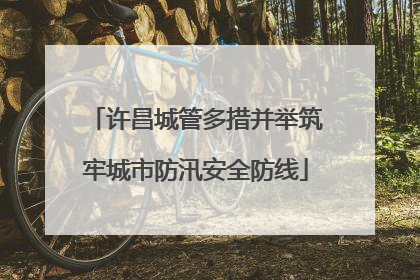 许昌城管多措并举筑牢城市防汛安全防线