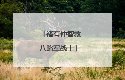 褚有仲智救八路军战士