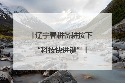辽宁春耕备耕按下“科技快进键”