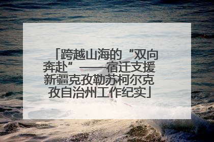 跨越山海的“双向奔赴”——宿迁支援新疆克孜勒苏柯尔克孜自治州工作纪实