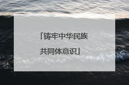 铸牢中华民族共同体意识