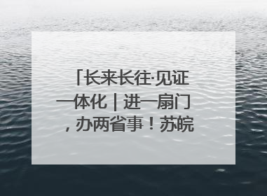 长来长往·见证一体化｜进一扇门，办两省事！苏皖“孪生”丹阳如何做到的？