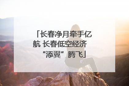 长春净月牵手亿航 长春低空经济“添翼”腾飞