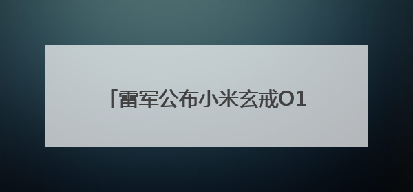 雷军公布小米玄戒O1旗舰处理器创始纪念品 芯片设计图镌刻铝板