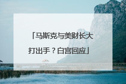马斯克与美财长大打出手？白宫回应