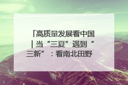 高质量发展看中国｜当“三夏”遇到“三新”：看南北田野里的科技共生记