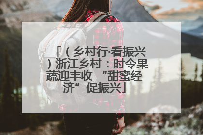 （乡村行·看振兴）浙江乡村：时令果蔬迎丰收 “甜蜜经济”促振兴