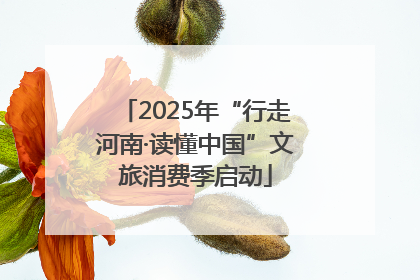 2025年“行走河南·读懂中国”文旅消费季启动